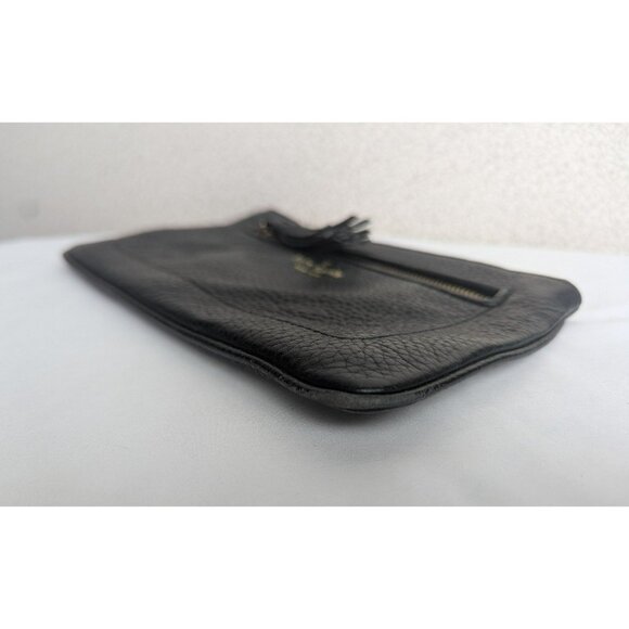 Kate Spade Chester Street Tinie Pebbled Leather Pouch Wallet Black WLRU2657 - Picture 8 of 12